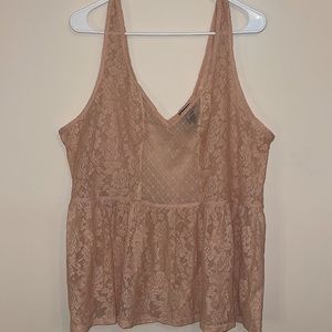 Blush Pink Lace Tank!